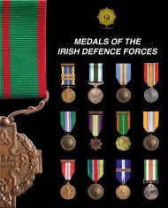 MEDALS of thE IRISh DEfENCE foRCES