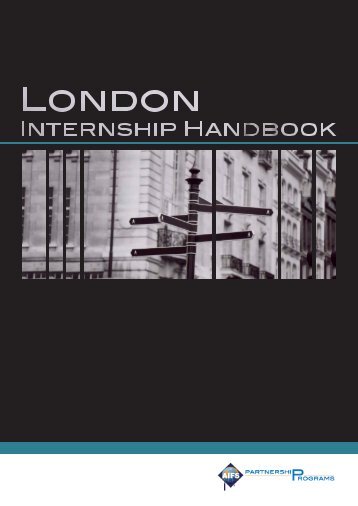 London Internship Instructions Handbook - College of Humanities ...