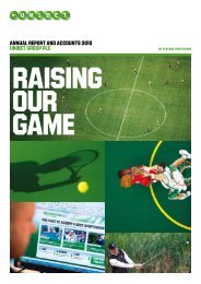 Annual Report and Accounts 2010 (pdf-file) - Unibet