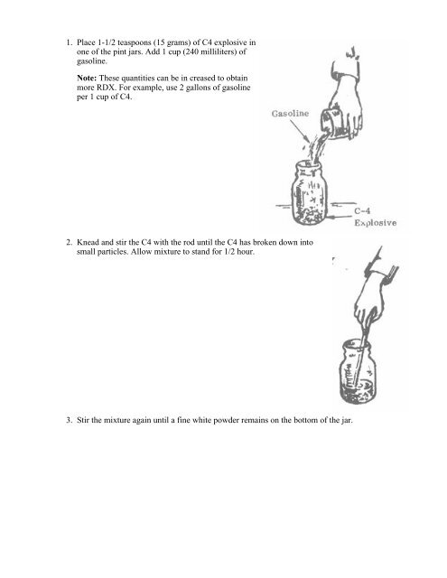 Improvised Munitions Handbook (Improvised Explosive Devices or ...