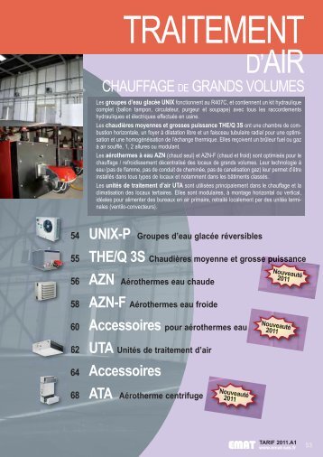 accessoires qualitÃ© d'air - EMAT