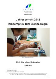 Jahresbericht 2012 - Spitex Biel-Bienne Regio