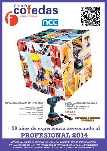 catalogo promocion profesional cofedas 2014