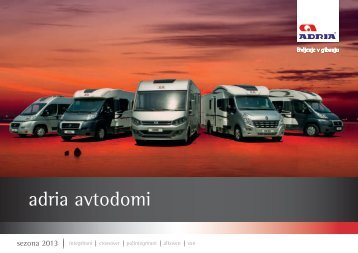katalog Adria 2013 - Caravan doo