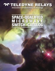 Space Catalog v6.indd - Teledyne Relays