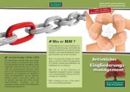 Flyer BEM - Alten- und Pflegezentren des Main-Kinzig-Kreises