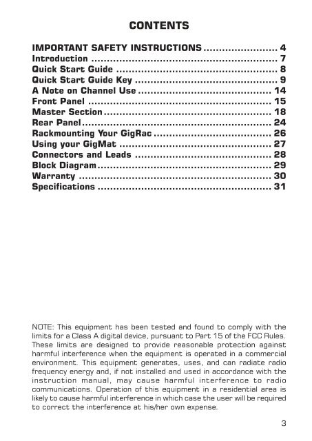 Gigrac 1000st User Guide English - Soundcraft