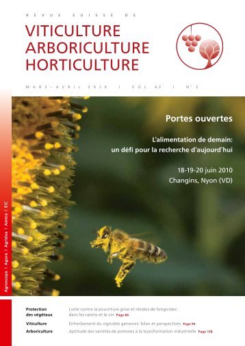 Télécharger le PDF - Revue suisse de viticulture arboriculture ...