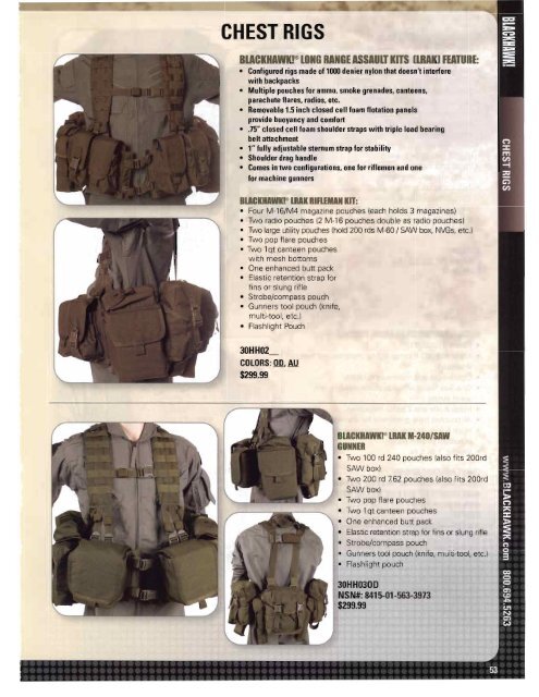 CHEST RIGS