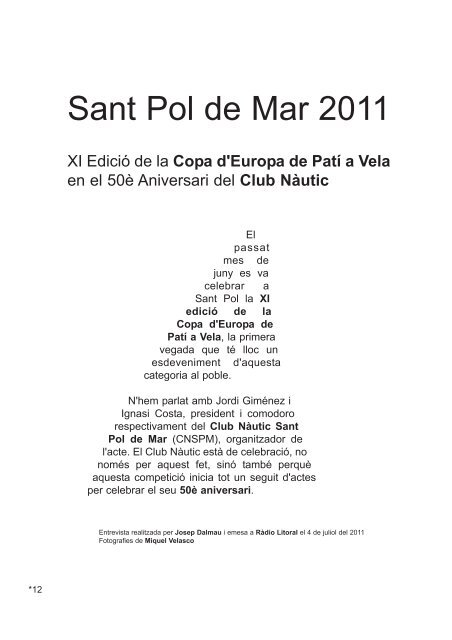 ENS 56 - Nous maduixaires - Estiu 11 PDF - Ajuntament de Sant Pol ...