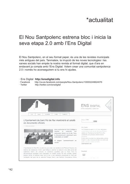 ENS 56 - Nous maduixaires - Estiu 11 PDF - Ajuntament de Sant Pol ...