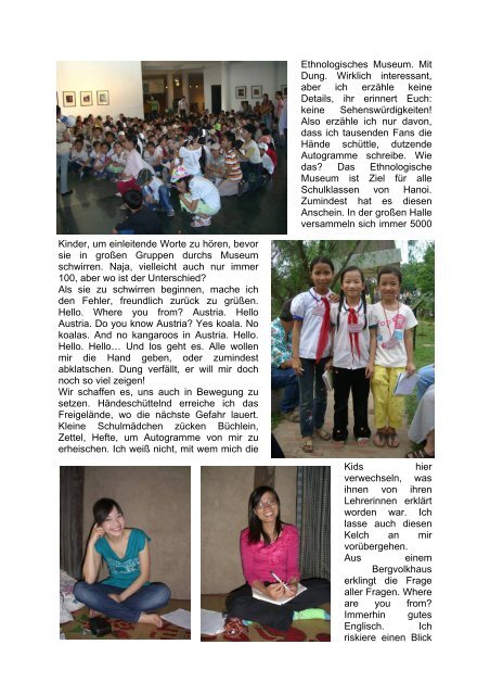 Vietnam - Verein Papilio - Kinder brauchen Hilfe