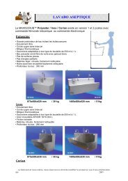 Lavabo aseptique