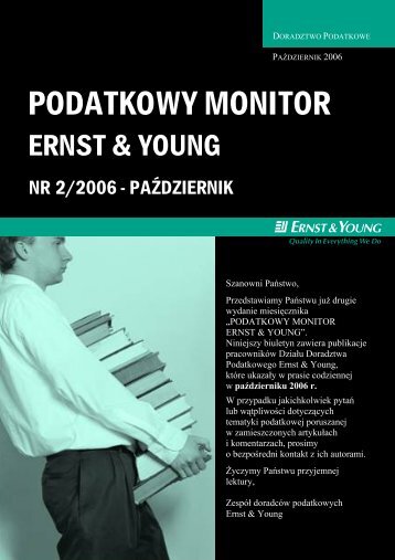 Biuletyn Podatkowy - Ernst & Young