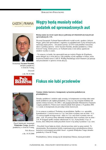 Biuletyn Podatkowy - Ernst & Young