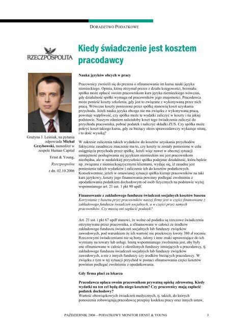 Biuletyn Podatkowy - Ernst & Young