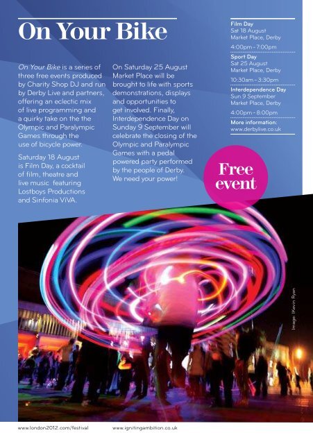 Cultural Olympiad East Midlands - Arts Council England