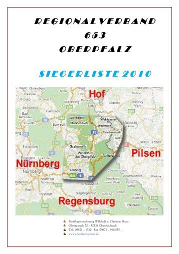 Jahres - Regionalverband 653 Oberpfalz