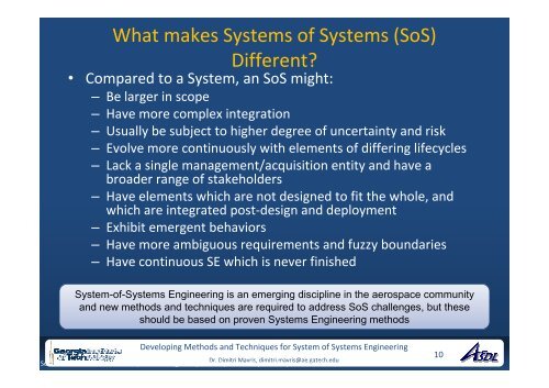 System-of-Systems Engineering - Liophant Simulation