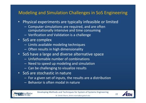 System-of-Systems Engineering - Liophant Simulation