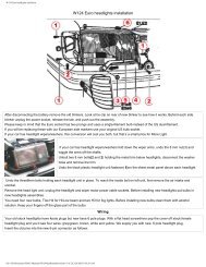 W124 Euro headlights installatio - w-124.info