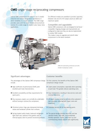 Sabroe CMO.pdf - Reftech Refrigeration