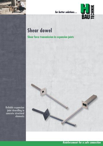 Shear dowel