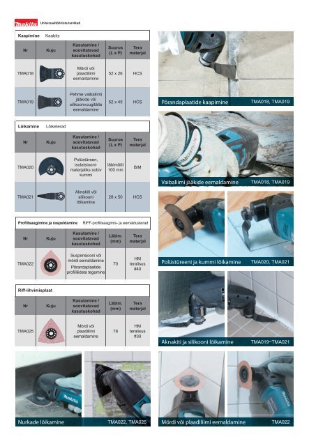 Laadi alla PDF-versioon - Makita