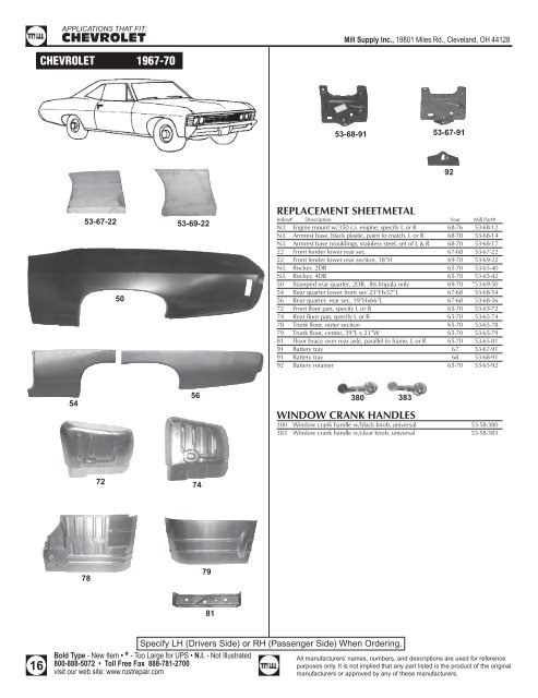 Download Whole Catalog - Mill Supply, Inc.