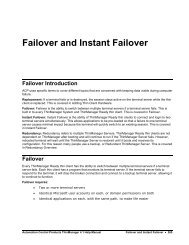 Failover & Instant Failover - ThinManager
