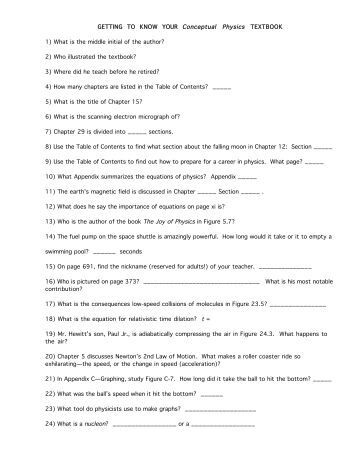 Printables Conceptual Physics Worksheets conceptual physics worksheets pichaglobal mysticfudge