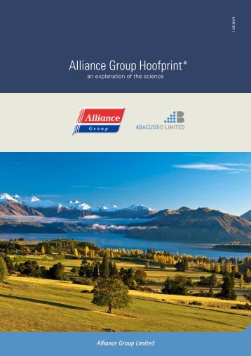 Alliance Group Hoofprint