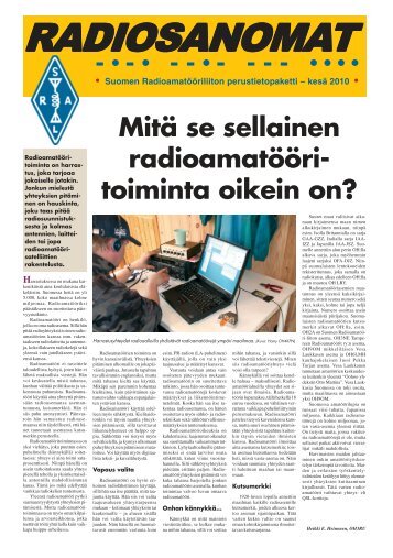 Harrastuksen esittelylehti, Radiosanomat - Sral