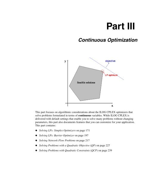 ILOG CPLEX 11.0 User's Manual