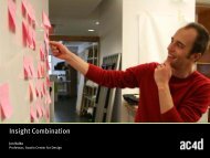 Insight Combination - AC4D Design Library - Austin Center for Design