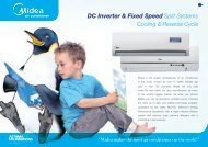 to Download Midea Split System Heat Pump Brochure ... - Monaro Air