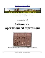 Operazioni ed espressioni aritmetiche - Lezione n.2 - atuttoportale