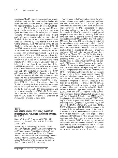 Haematologica 2004;89: supplement no. 6 - Supplements ...