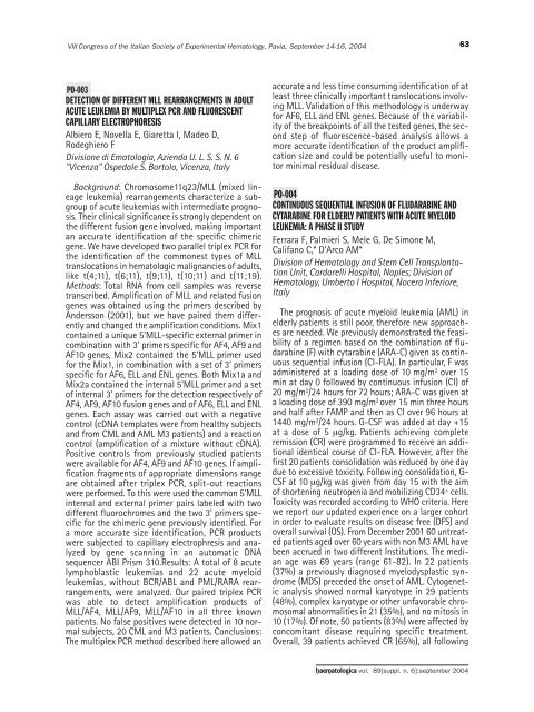 Haematologica 2004;89: supplement no. 6 - Supplements ...