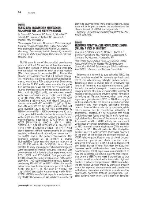 Haematologica 2004;89: supplement no. 6 - Supplements ...