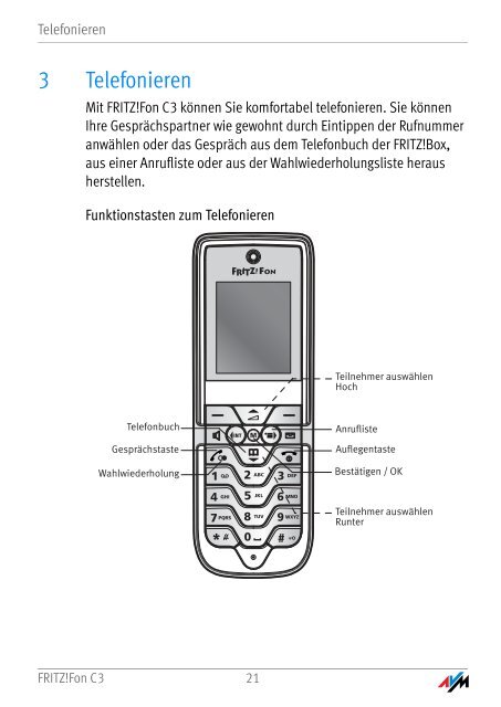 FRITZ!Fon C3 - Sipgate