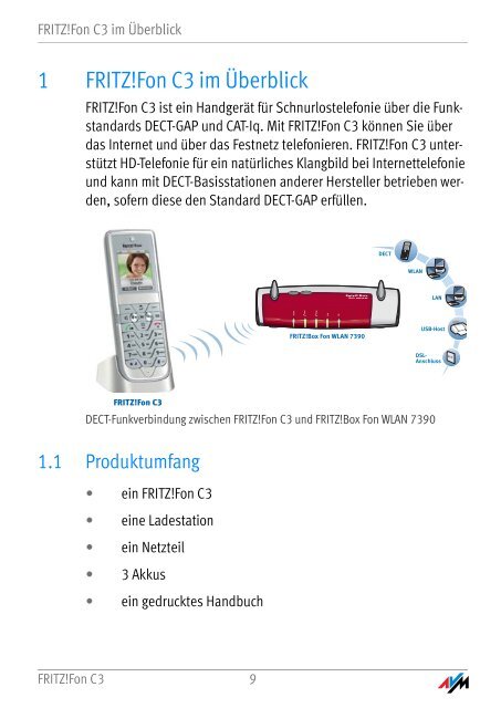 FRITZ!Fon C3 - Sipgate