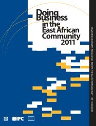 Doing Business in the East African Community 2011