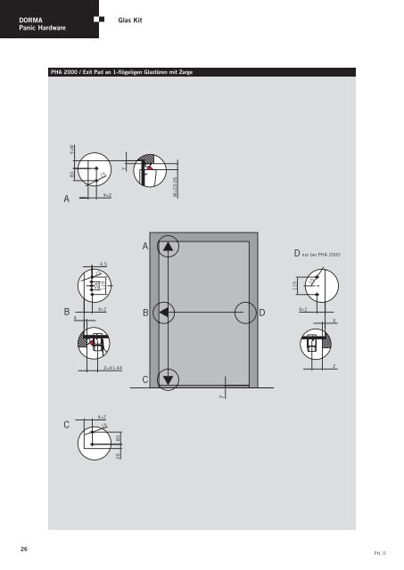 PHA 2000 PHB 3000 Exit Pad