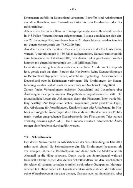 2010 - Das Finanzamt Trier - Oberfinanzdirektion Koblenz