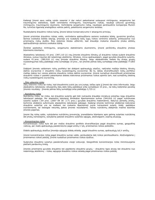 AIŠKINAMASIS RAŠTAS BENDRA INFORMACIJA ... - I-Manager