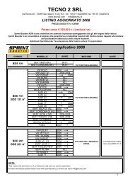 tecno 2 srl - SprintBooster