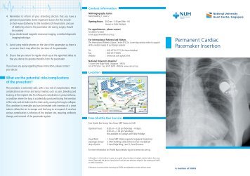 Permanent Cardiac Pacemaker Insertion - nuhcs