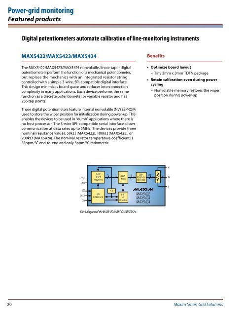 Smart Grid Solutions Guide - Maxim