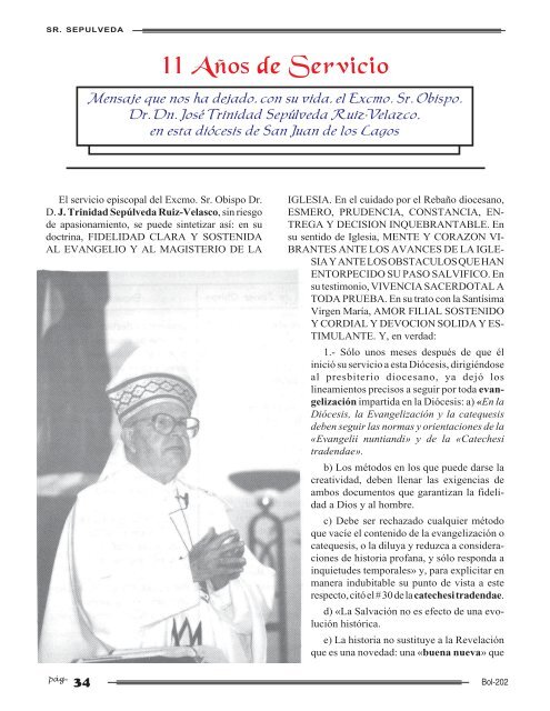 BolentÃ­n 202 - DiÃ³cesis de San Juan de los Lagos
